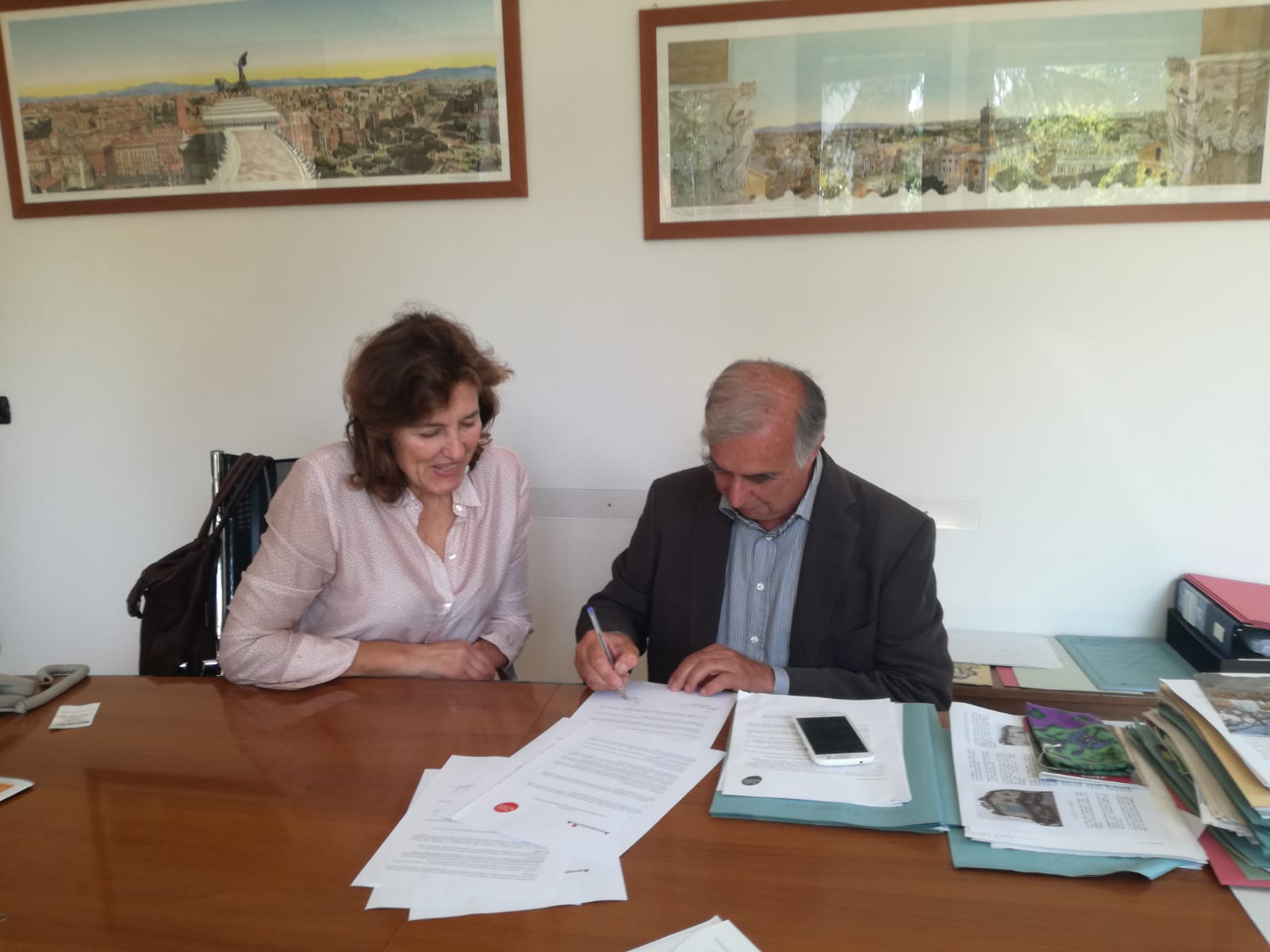 Rinnovo di intenti nella collaborazione per il patrimonio culturale tra Italia Nostra  e Archeomatica